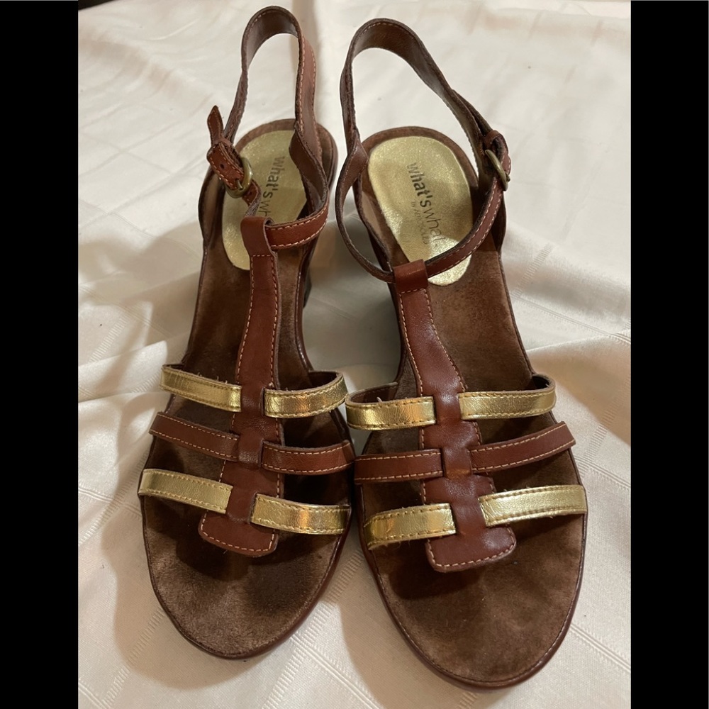 WHATS WHAT BY AEROSOLES, Wedged Sandal